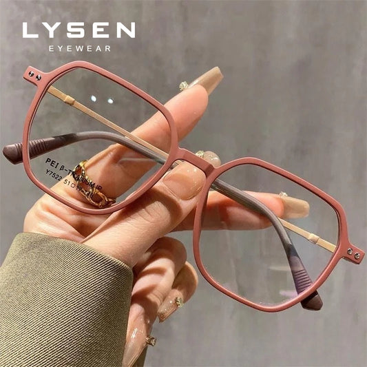Fashion Square Women's Myopia Blue Light Prevention, Progressive Glasses, Photochromic, Prescription, Optical Reading Glasses