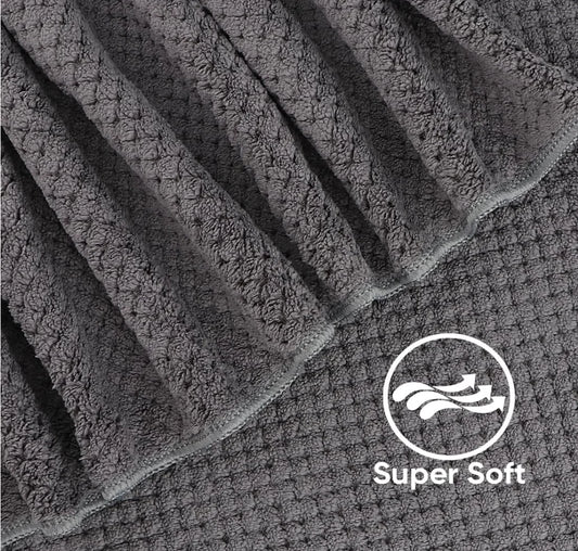 Bath Towel Set Pack of 2, (27 x 54 Inches) Microfiber, Ultra Soft Highly Absorbent Bath Towel, Lightweight and Quick Drying Towel