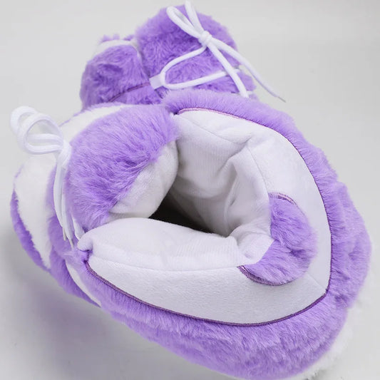 Warm Plush Shoes FOR HOME.   One Size Women's/Mens. Winter Cotton Shoes. Foam Sneakers.