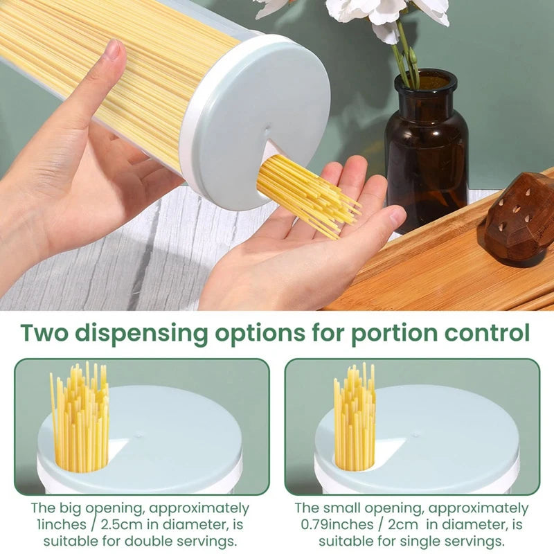 1pc Noodles Sealed Can Food Storage, for Spaghetti , Noodles. Pasta Container With Locking Lid and Food Grade Plastic Kitchen Storage