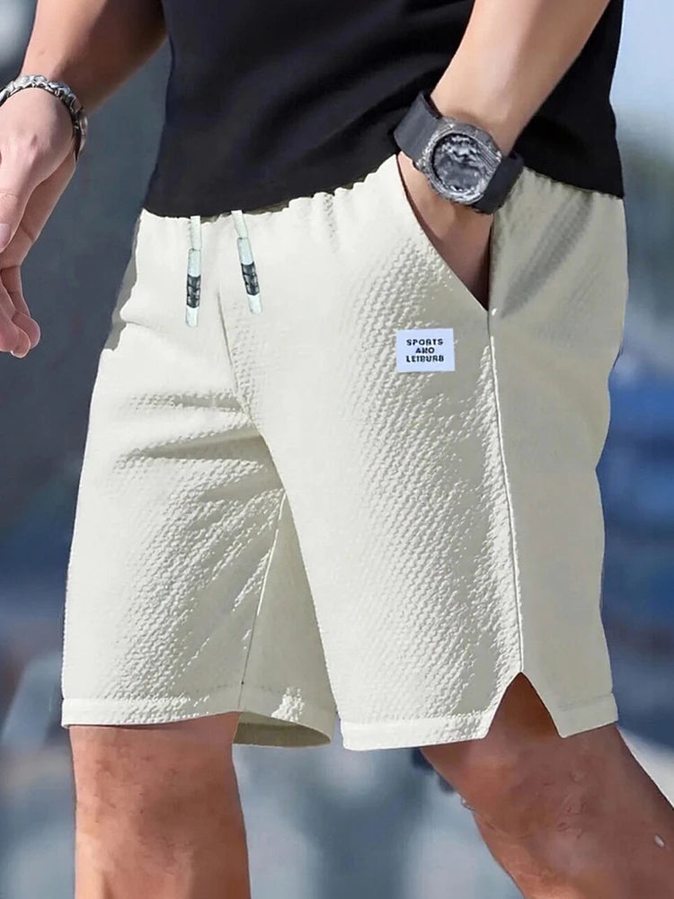 Men's Shorts, Casual Pants, Beach Shorts, Sports Shorts, New Fashionable Textured Fabric, Breathable Pants, Suitable for Daily Casual Wear and Sports