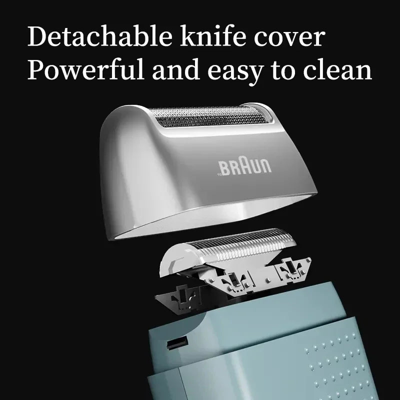 Original Fang BRAUN M1900 Electric Shaver For Men.  Beard Trimmer, Shaver,   Portable Hair Clipper,  Rechargeable Shaving Beard Machine