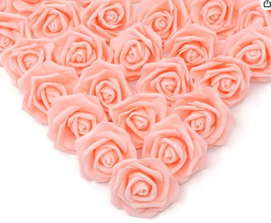 10/20/50Pcs Artificial Foam Rose Flowers, Fake Flower for Home, Room, Decor for Wedding Party, Halloween, Thanksgiving, Christmas, Valinrtines Day