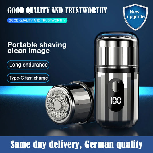 Mini Electric Shaver USB-C type.  Rechargeable,  Portable Shaver.  Waterproof,  Travel  or Home Cordless Shaver