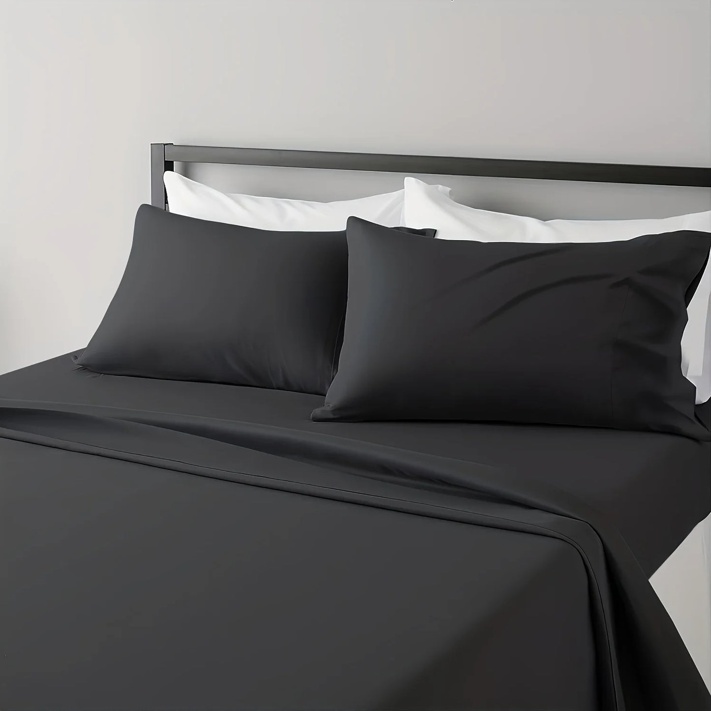 Sheet Set, Breathable & Cooling, (Hotel Luxury )Bed Sheets Extra Soft Easy Fit - 3/4 Piece Set