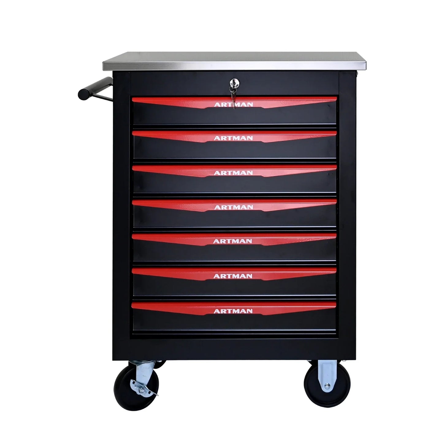 7 Drawer Rolling Tool Box Hardware Storage