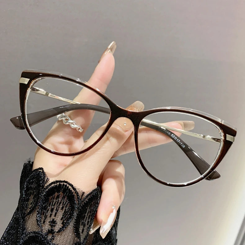. -0 -0.5 -0.75 Photosensitive Myopia Glasses Cat Eye Anti Blue Light/myopia Glasses Flat Metal Eyeglass Frame for Myopia Glasses. If Color/RX choices are missing, maybe you can just find a different color than your FAV. Th