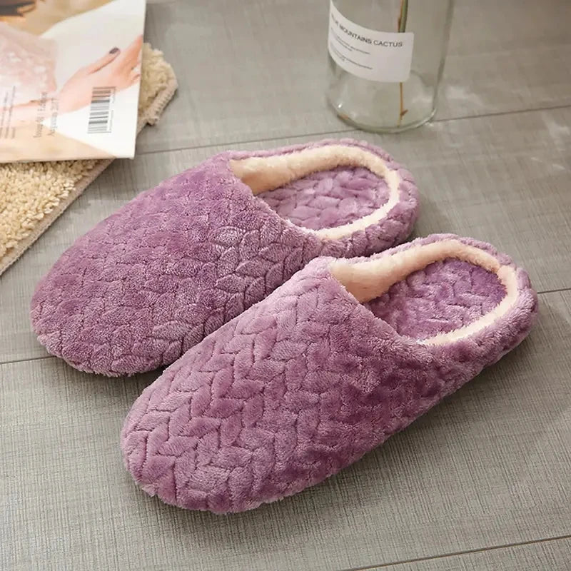 Unisex Fluffy Home Slippers.  Soft,,, Lightweight Anti Slip  and Comfortable Indoor Slides for Autumn Winter