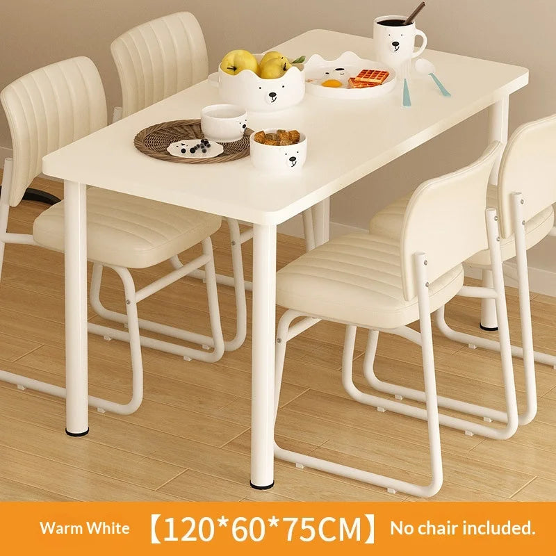 Dinner Table, Extendable, Dining Table and Chairs, European Luxury, Small Space Foldable Kitchen Dining Room Set with 4 Chairs