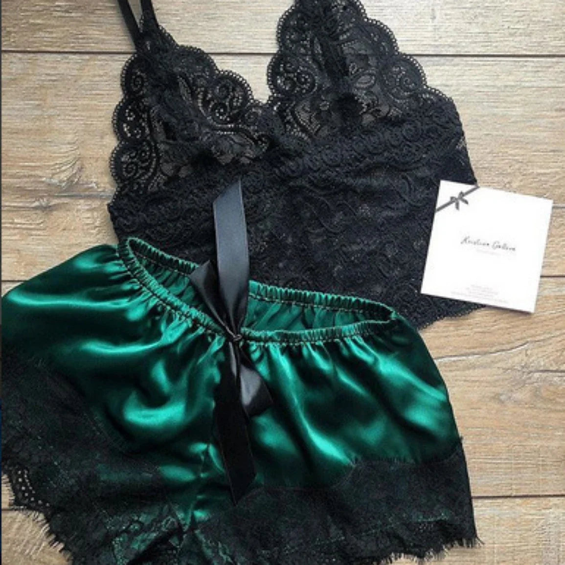 Sexy Pajamas for Women.  2 Pieces Top and. Shorts Set.