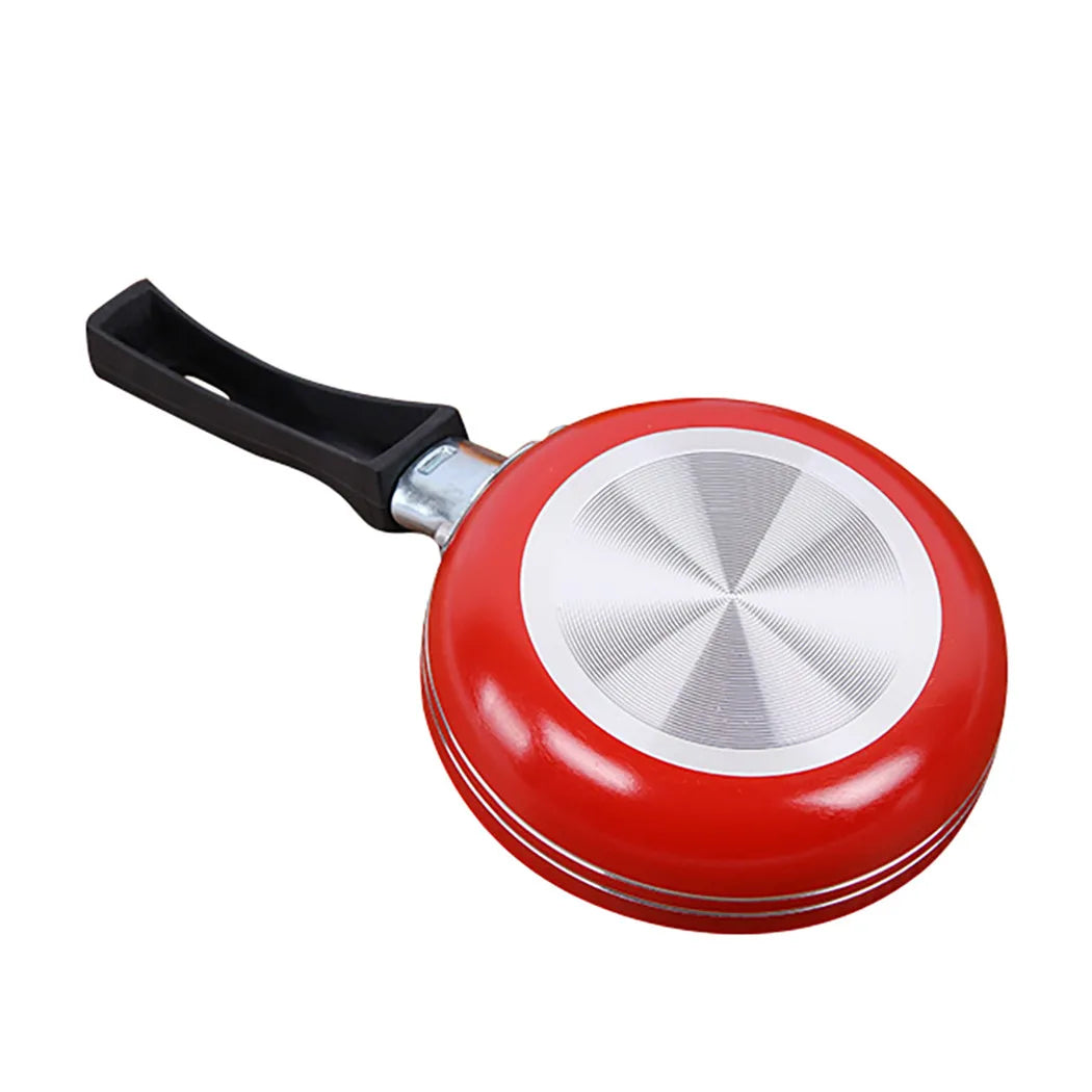 12cm/14cm/16cm Mini Frying Pan, Non-Stick Steel Frypan  Random Colors
