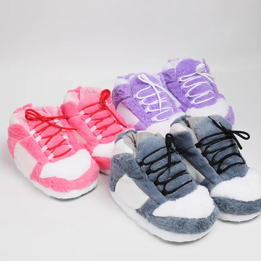Warm Plush Shoes FOR HOME.   One Size Women's/Mens. Winter Cotton Shoes. Foam Sneakers.