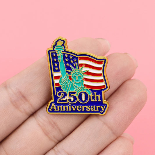 American Flag, Enamel Pin Brooch, Lapel Pins, Badge for Backpack, Clothing, Accessories Fashion Jewelry for the 250th Anniversary Gift