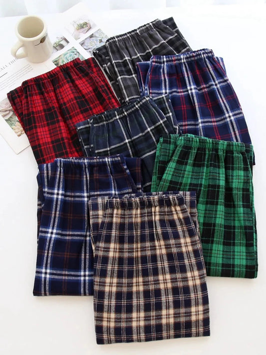 Men's Pajama Pants, Summer Trousers, Home Trousers, Thin Spring and Autumn, Loose Plus Sizes. Can Be Worn Outside.