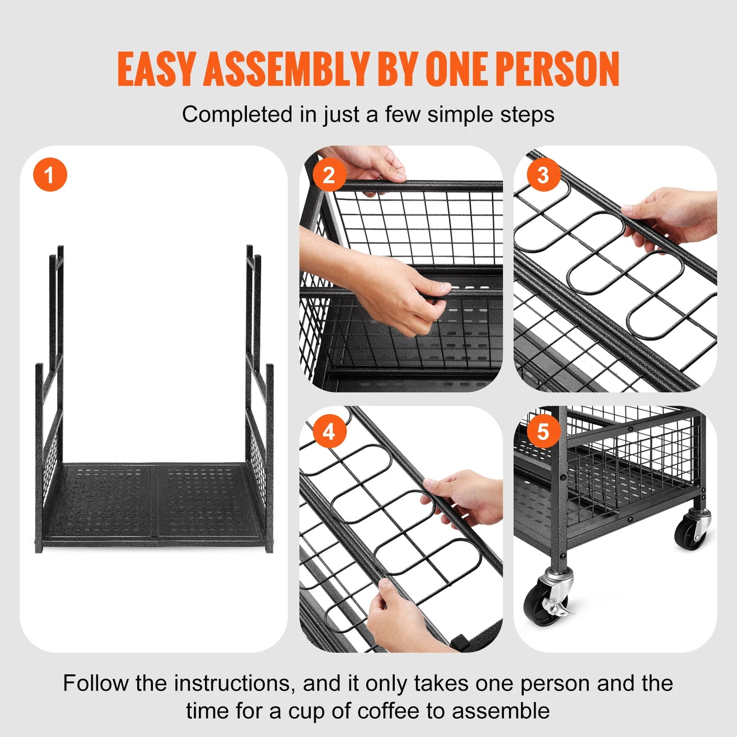 Garden Tool Organizer with Hooks