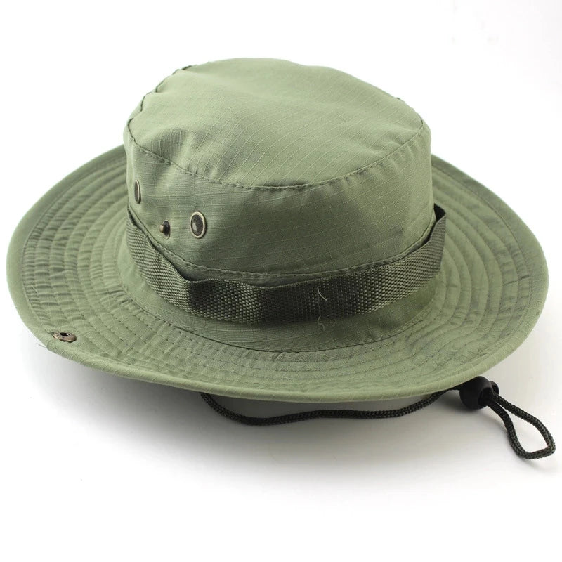Camouflage or solid Tactical Cap, Bucket Hat/ Caps also in Camo for adults or older teens. Outdoor Protection in the sun.