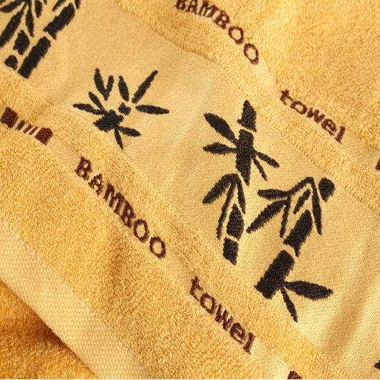 Set of 1/4/6 Bamboo Fiber Towels Sets. Home Bath Towels for face, bath, Etc.Thick Absorbent Luxury Bathroom Towels.