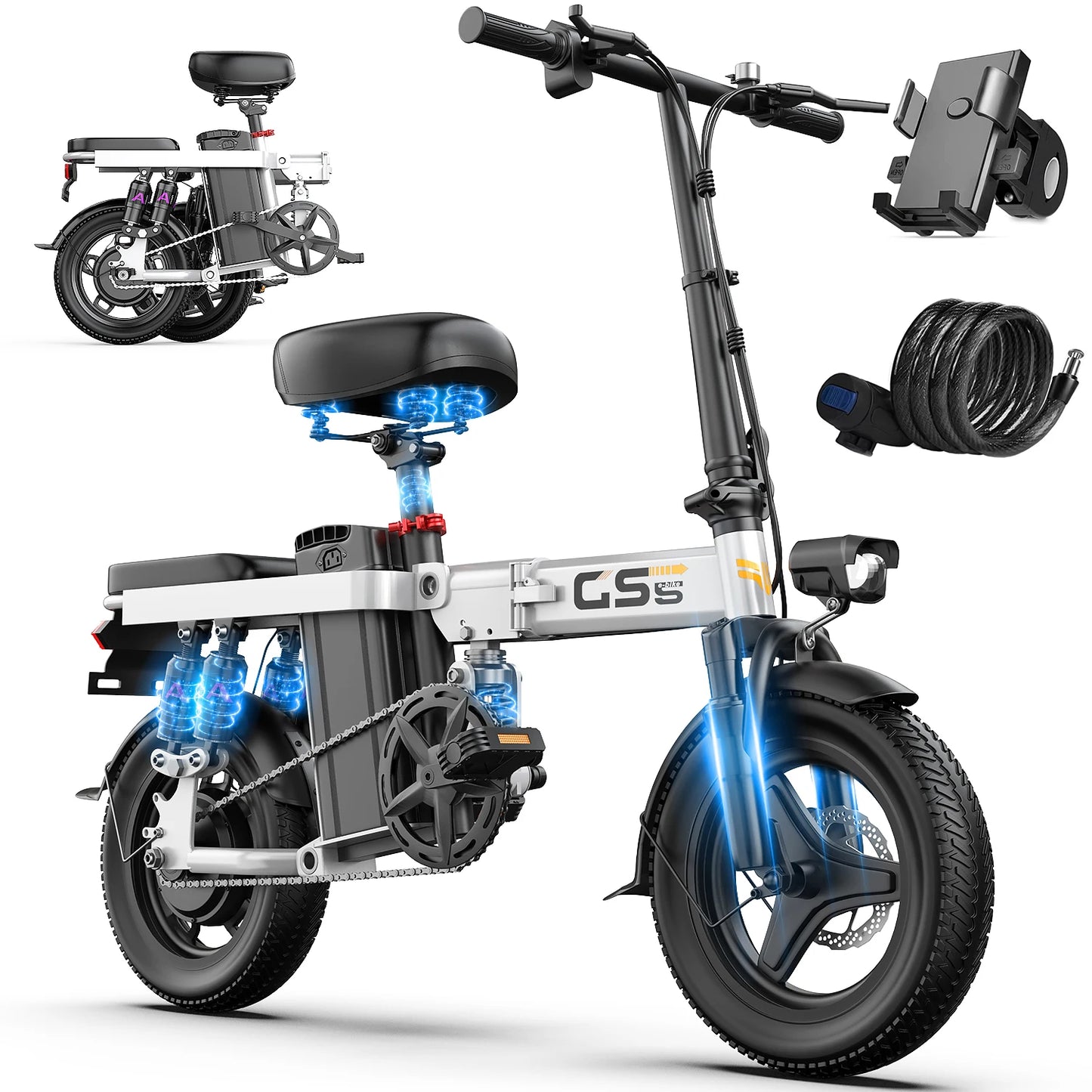 Electric Bike -Folding with Removable Battery