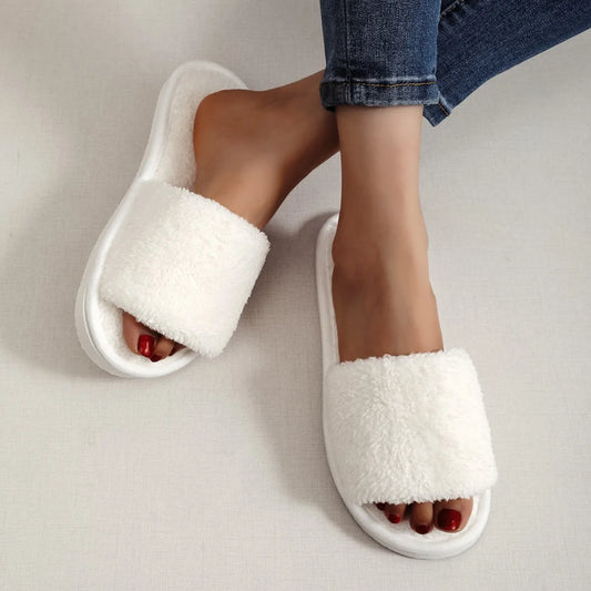 Four Seasons Women's Home Slides. Warm, Plush,  Comfortable,  and Lightweight.
