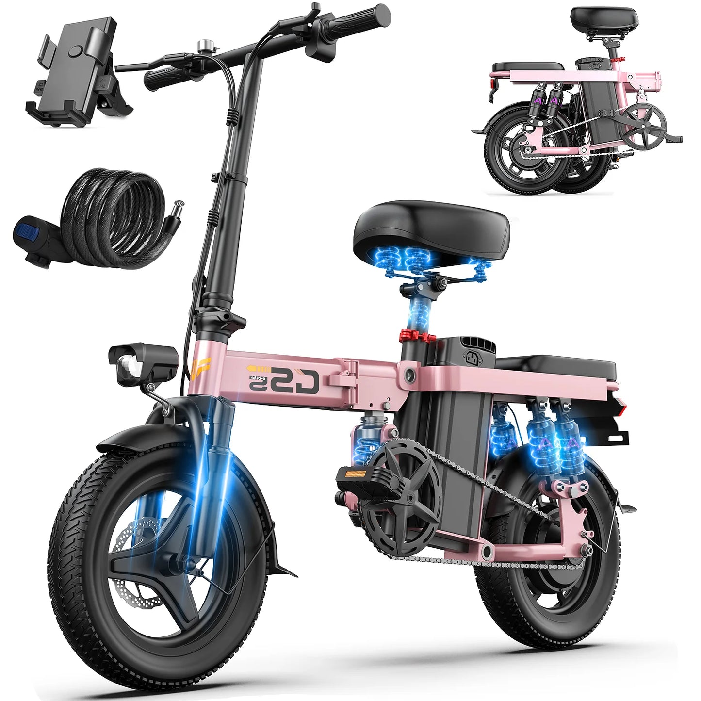 Electric Bike -Folding with Removable Battery