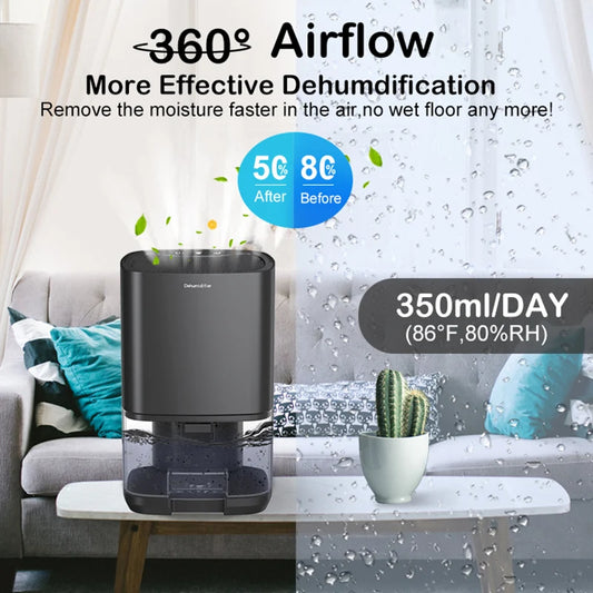 Air Dehumidifier,  Portable Mute Moisture Absorbers . Air Dryer For Home, Bedroom, Office ,Kitchen, and Deodorizer Dryer EU/US plug.