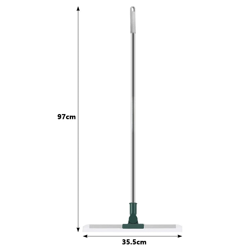 Silicone Broom, Wiper, Squeegee Window WasheMultifunctional Household Home Floor, Glass Scraper, Hand-push Mirror Cleaning