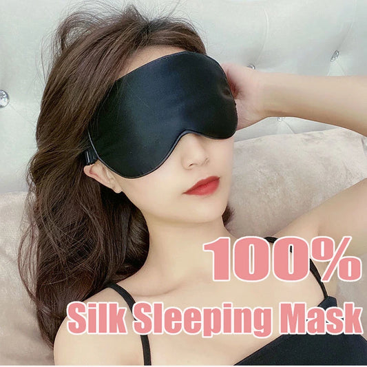 100% Mulberry Silk Sleep Mask For Women /Men. Soft Eye Patches of Natural Silk . Satin Mask, Sleeping Comfort Eye Cover, High End. BLUE is Least Available..... BLACK is MOST Available. HURRY for other colors!