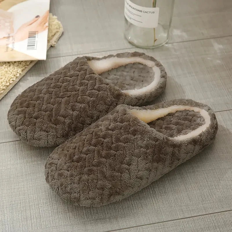 Unisex Fluffy Home Slippers.  Soft,,, Lightweight Anti Slip  and Comfortable Indoor Slides for Autumn Winter