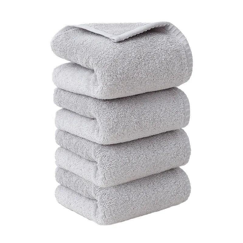 30*50cm Pure Cotton Plain Towel Is Soft, Absorbent and Lint-Free, Suitable for Home Bathroom Bathing