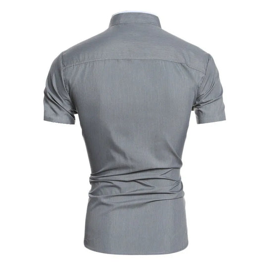 Men's solid color casual shirt. Great for dressed casualy, short sleeved. HAPPY FATHERS DAY, Everyone!!!