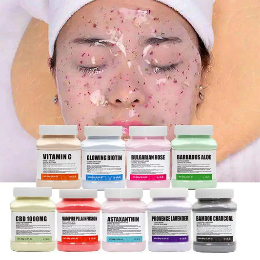 Gold Crystal Jelly Mask.   Powder with  Hydrating, Brightening and Moisturizing Facial Treatment for Glowing Skin Care Product