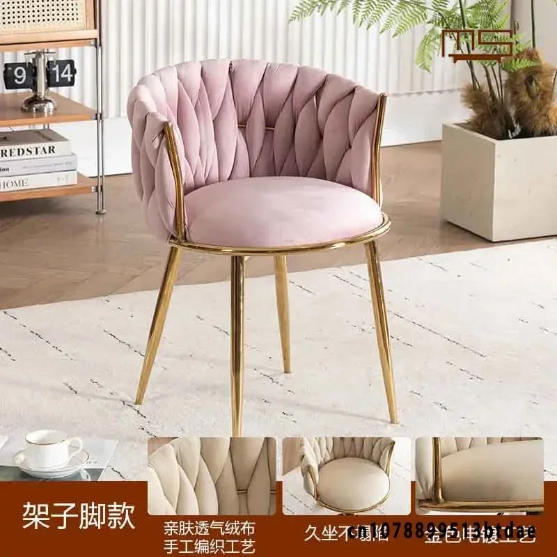 Pretty Vanity Chair for Girls Bedroom, Makeup Chair, Girls Bathroom. ,,Comfortable for Long Periods of Time,, Backrest, Lift Swivel Chair