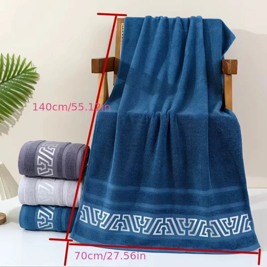 Extra Large Bath Towel-Quick-Dry Thick Bath Sheet - Plush Softness for Adults, Spa, Gym, Home - Elegant Bathroom Decor