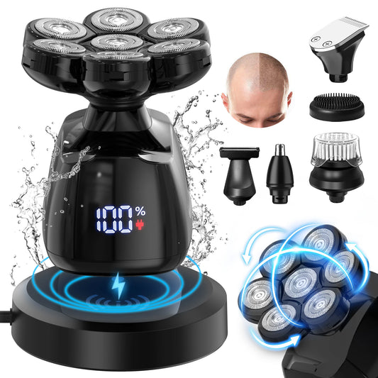 Multi-functional Electric Shavers Kit for Bald Head Shaving, Beard Shaving , all Mens Grooming