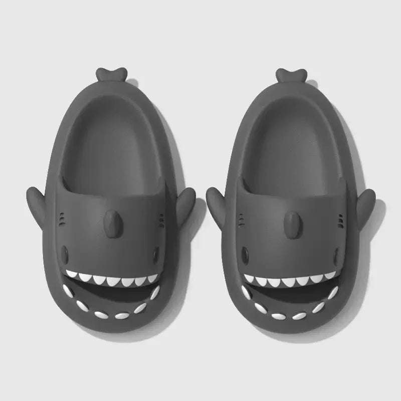 Mens and Womens Shark Slippers, Summer Slides, Bathroom Flip Flops, Soft Anti-Skid Shoes, and even Beach Sandals