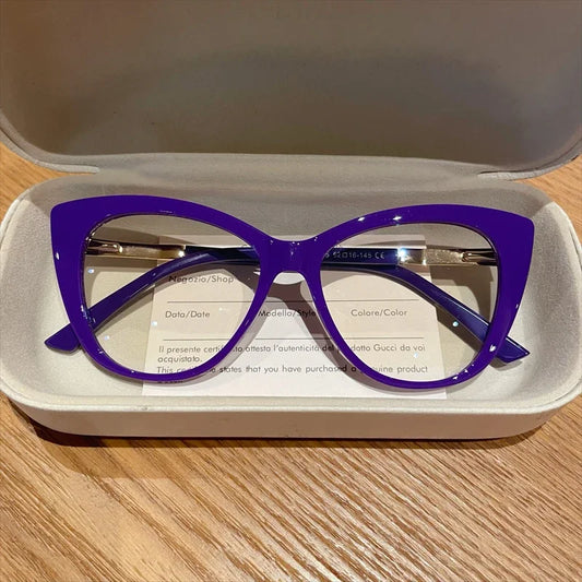 TR90 New Fashion Cat Eye Anti-Blue Ray Reading Glasses, Photochromic Myopia, Customization Prescription, Optical Eyewear. SO MANY Choices