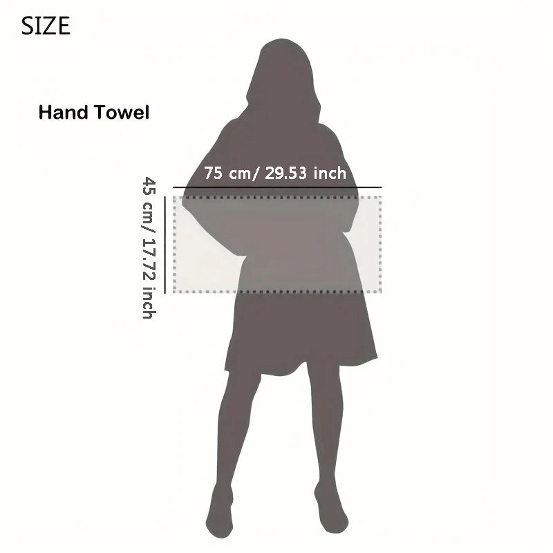 1pcs Coral Fleece Towel Set Coral Fleece Absorbent Hair Swimming Face Hand Bathroom Towels for New Year Festival Wedding Gift