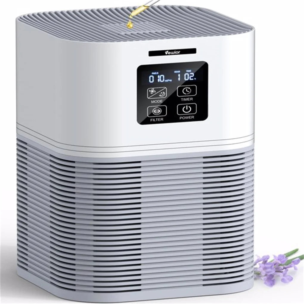 2 in 1 Air Purifier for Home Allergies, Odor Elimination and Aromatherapy diffusion