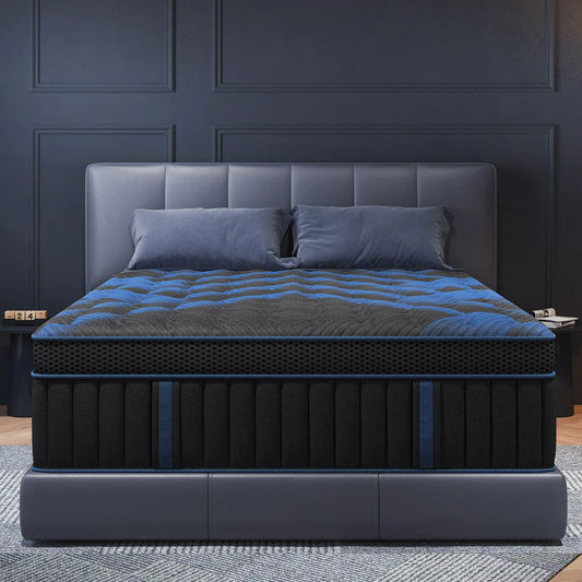 12"Gel Memory Foam , Hybrid Pocket Spring Mattress, Twin/ Full/ Queen /King Bed Mattress In A Box, Medium Firm Motion Isolation
