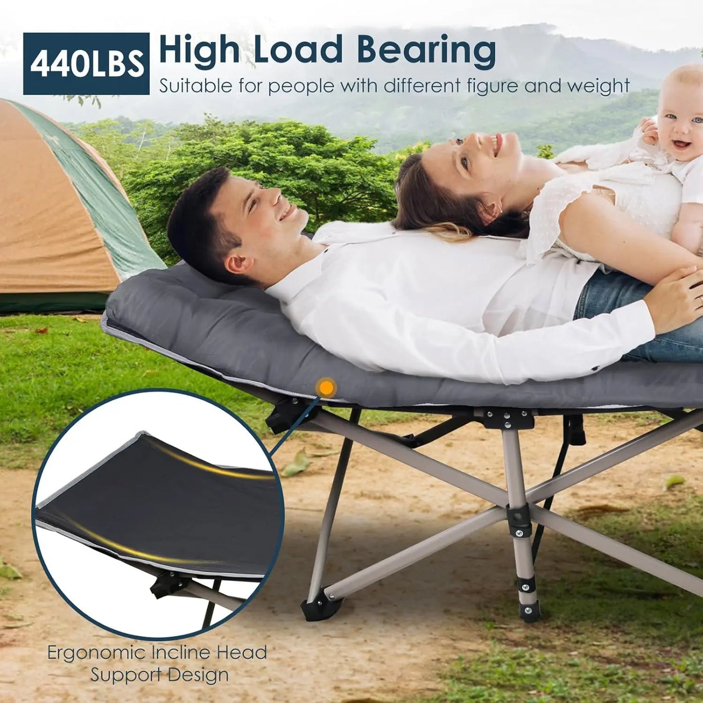 Foldable Portable Bed, Outdoor Garden Lounge Chair with Pearl Foam Mattress.  Great item for summer and Company.   ONE CHOICE so don't wait.  Not too many left but if you quick  I'm sure you'll get one.!!!!!