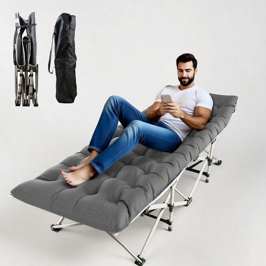 Foldable Portable Bed, Outdoor Garden Lounge Chair with Pearl Foam Mattress.  Great item for summer and Company.   ONE CHOICE so don't wait.  Not too many left but if you quick  I'm sure you'll get one.!!!!!