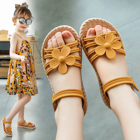 Girls Sandals for  Summer,  New Children's Fashion,  Soft Bottom,  Princess Shoes  for Little Girls