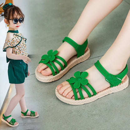 Girls Sandals for  Summer,  New Children's Fashion,  Soft Bottom,  Princess Shoes  for Little Girls