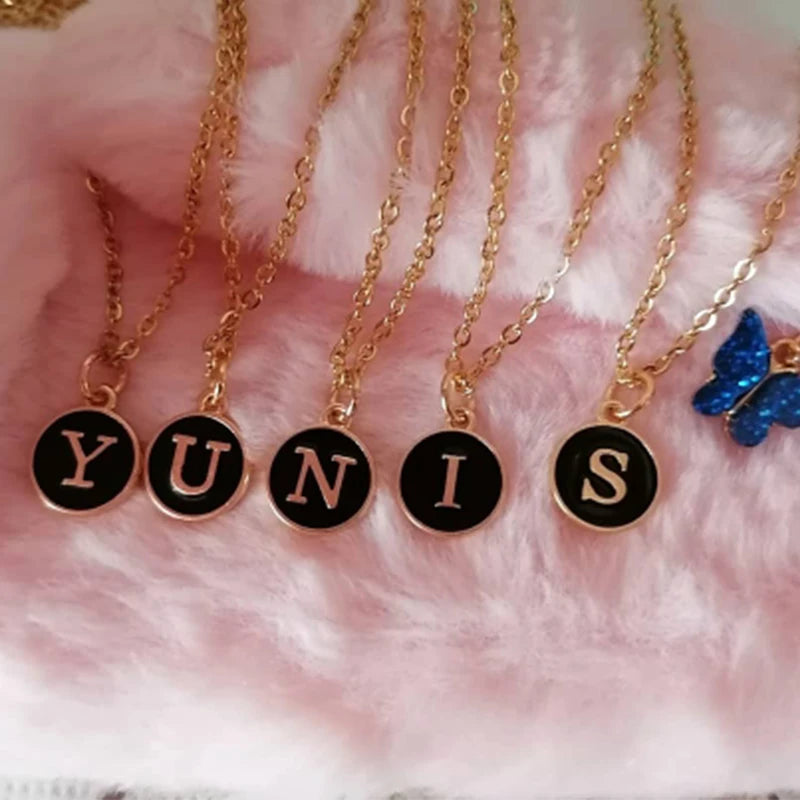 New 12-14mm A-Z Letter Charms,  Enamel Charms,  Alphabet Initial Letter,  Handmade Pendant For Diy Bracelet,  Jewelry Making