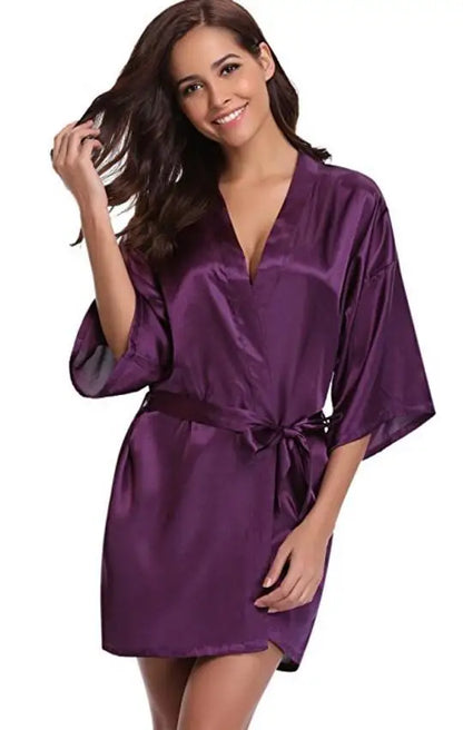 Satin Kimono Robe Bathrobe  for Women ,Bridesmaid Robes, Sexy Robe,  Satin Robe, Ladies Dressing Gowns. PERFECT MOTHERS DAY Gift!!!