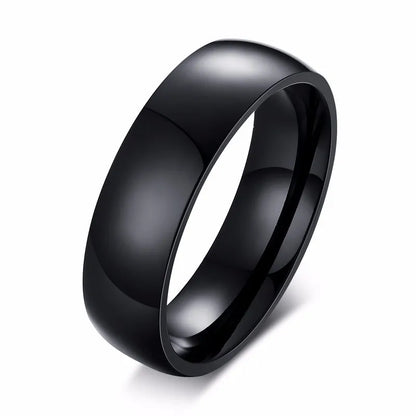 Gold Color Wedding Band.  Stainless steel Ring  for Women and  Men. US Sizes 4 5 6 7 8 9 10 11 12 13 14 15 Free Shipping