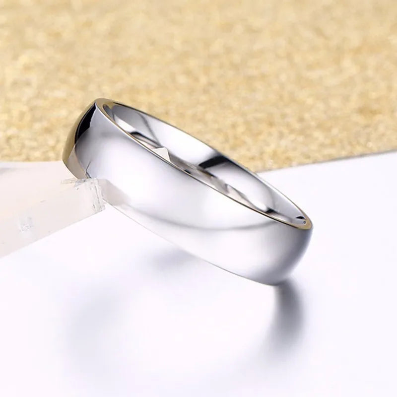 Gold Color Wedding Band.  Stainless steel Ring  for Women and  Men. US Sizes 4 5 6 7 8 9 10 11 12 13 14 15 Free Shipping