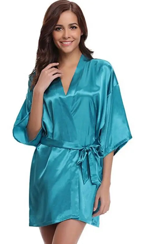 Satin Kimono Robe Bathrobe  for Women ,Bridesmaid Robes, Sexy Robe,  Satin Robe, Ladies Dressing Gowns. PERFECT MOTHERS DAY Gift!!!
