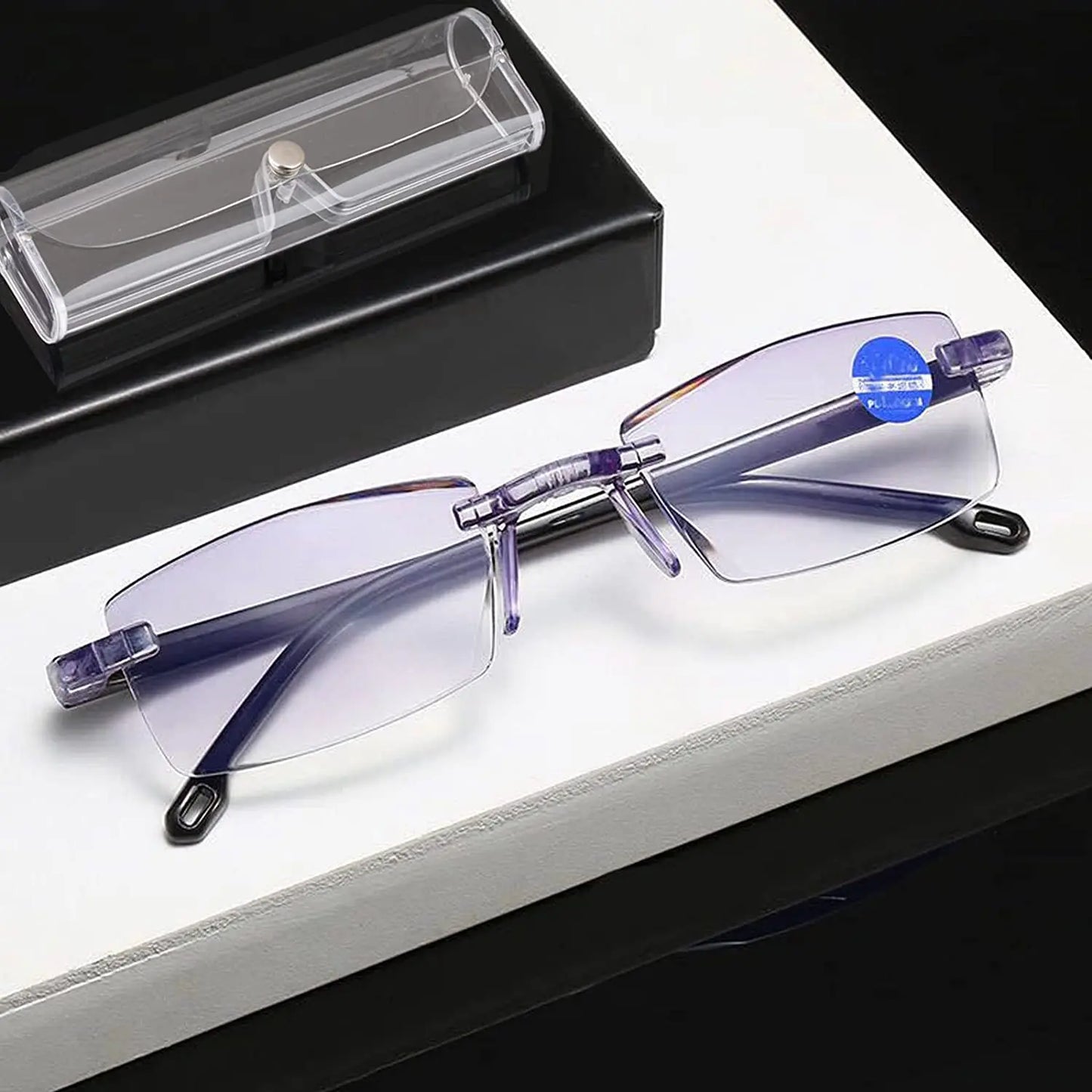 1PC Mens/Womens Smart Glasses with Automatic Adjustment.  Magnifying Glasses.  Reading Glasses, Anti-blue Light  +1.5-+4.0 Eyewear.    + 1.00 is the only one Completely gone,  and +4.00 is the most available.  For ALL Others