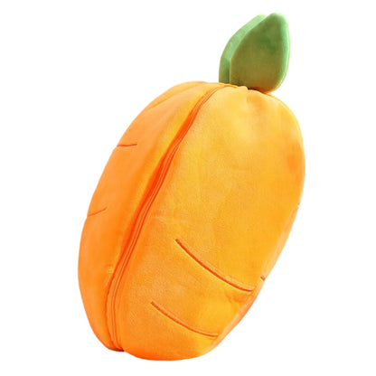 25cm Cute Strawberry /Carrot Rabbit Plush Stuffed Toy.  Creative Into Fruit Transform Baby Cuddly Bunny Doll for Kid Birthday/Easter Gift.